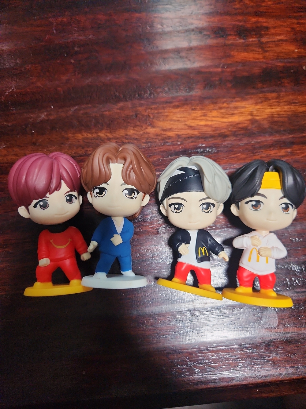 BTS McDonalds FiguresSet Of 4
